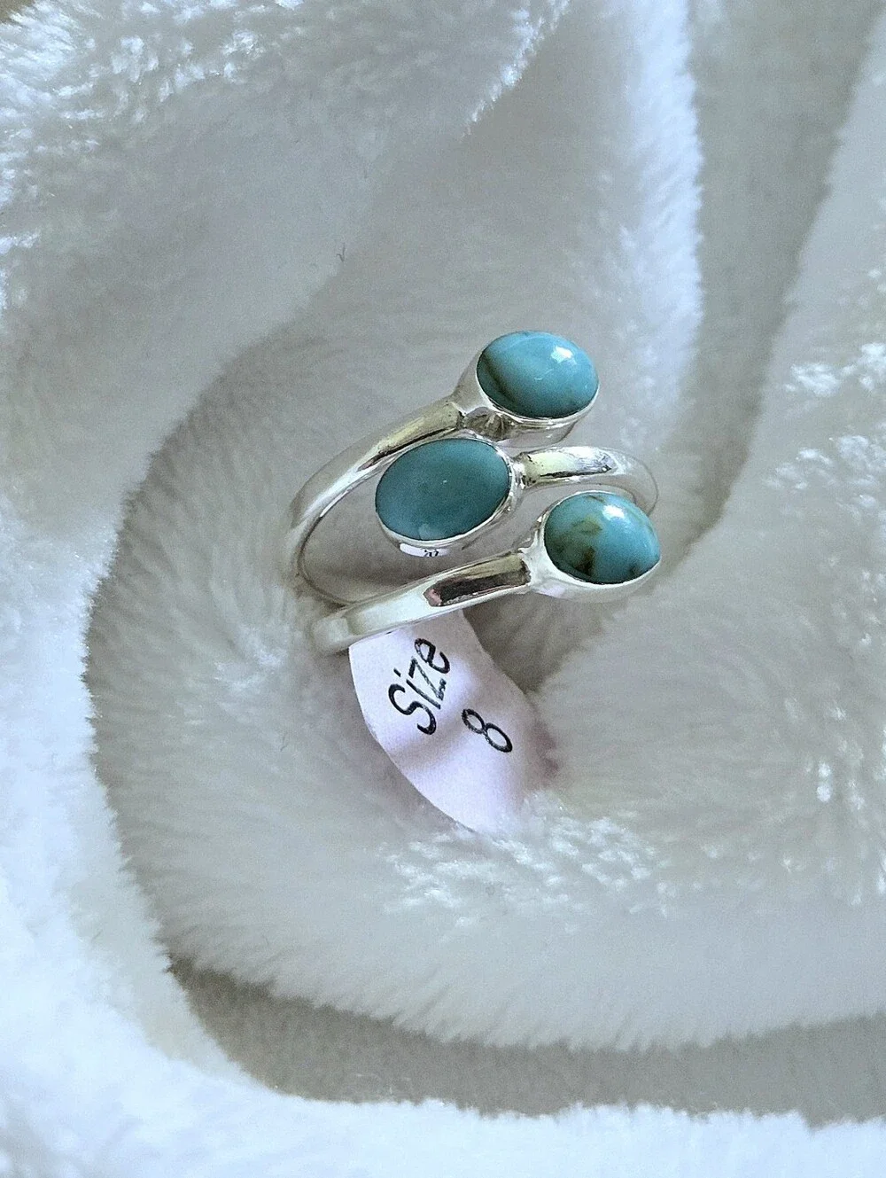 Silver🤍 Triple3️⃣ Turquoise🩵 Ring💍 - NWT